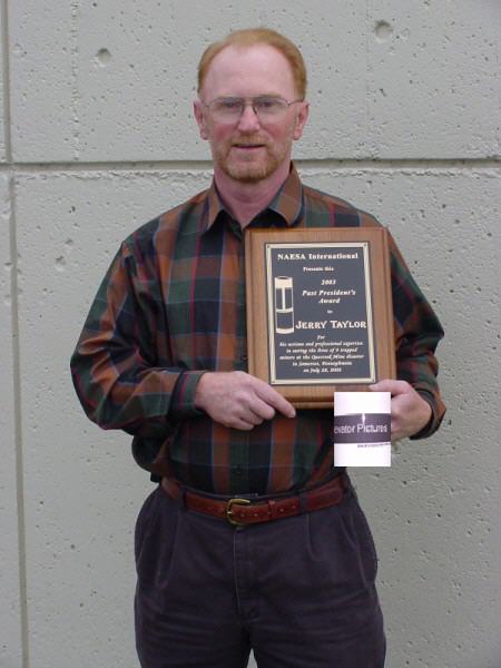  Jerry Taylor and his new mug! 